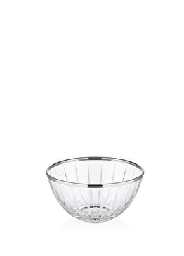 Accademia Platin Yaldızlı Cam Kase 350 ml