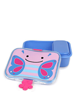 Zoo Kelebek Desenli Bölmeli Çocuk Beslenme Kabı Kiti 
