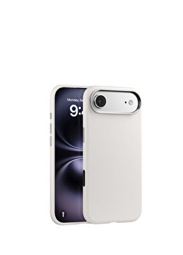 iPhone 17 Air Leather Titanyum Deri Magsafe Uyumlu Telefon Kılıfı