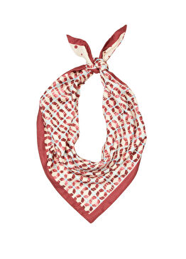 Renkli Desenli Çift Taraflı Kadın Fular