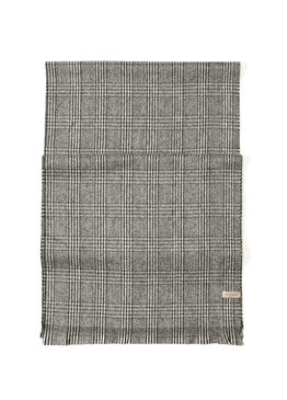 Siyah Beyaz Erkek Atkı