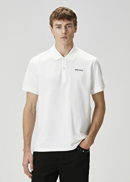 Beyaz Polo Yaka T-shirt
