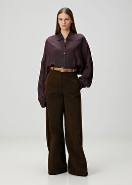 Regular Fit Kahverengi Jean Pantolon