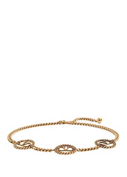 VLogo Gold Kadın Zincir Kemer