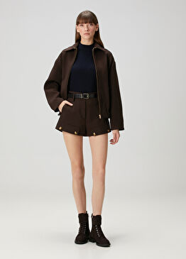 Antoine Kahverengi Mini Şort