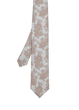 Açık Gri İpek Kravat