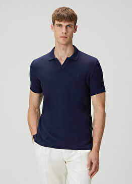 Lacivert Polo Yaka T-shirt