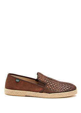 Kahverengi Erkek Espadril