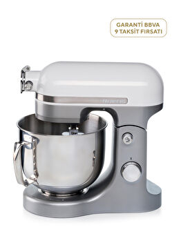 Moderna 407900 Kıyma ve Makarna Aparatı Hediyeli 1600 W Beyaz Mutfak Şefi 5.5 lt