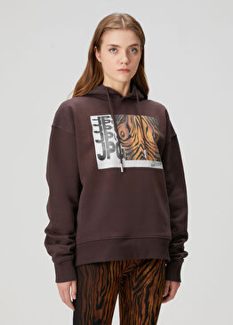 Çok Renkli Kapüşonlu Organik Pamuk Sweatshirt