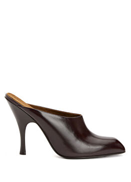 Colt Bordo Kadın Deri Terlik