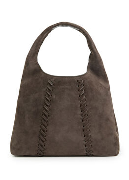 Kahverengi Kadın Süet Çanta