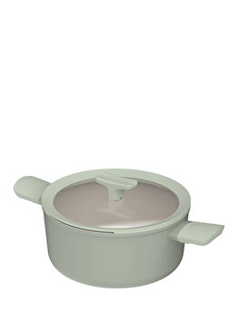 Balance Sage Yapışmaz Seramik Kapaklı Tencere 24 cm