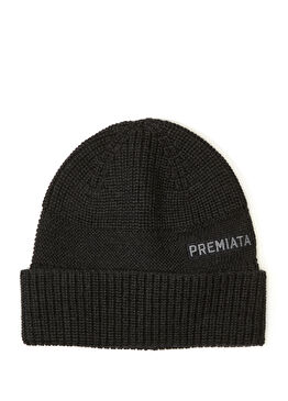 Antrasit Erkek Yün Bere