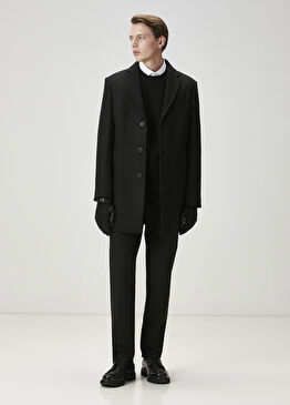 Slim Fit Siyah Chino Pantolon