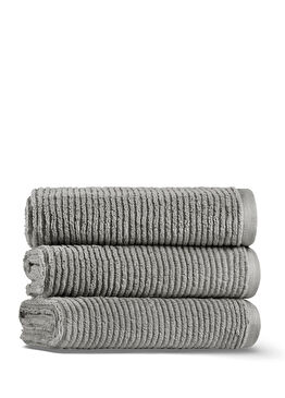 Slim Ribbed Fibrosoft® Pamuklu Tekli Yüz Havlusu 50 x 90 cm