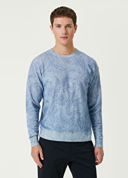 Açık Mavi Yün Triko