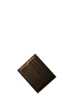 Kahverengi Karbonfiber Erkek Slim Kartlık