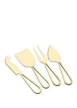 Stillo Çelik 4'lü Peynir Servis Seti