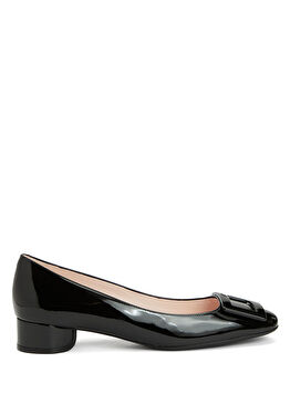 Roundy Siyah Kadın Deri Ayakkabı