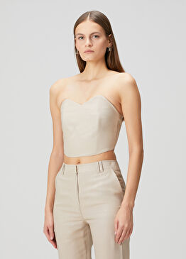 Ena Ekru Keten Büstiyer