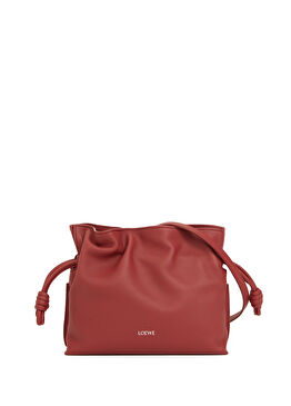 Mini Flamenco Kırmızı Kadın Deri Çanta