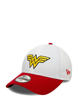 9Forty Wonder Woman Beyaz Unisex Çocuk Şapka