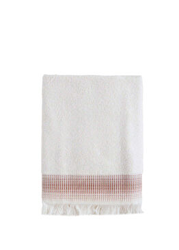 Endi Ekru/Bej Pamuklu Banyo Havlusu 70x140 cm