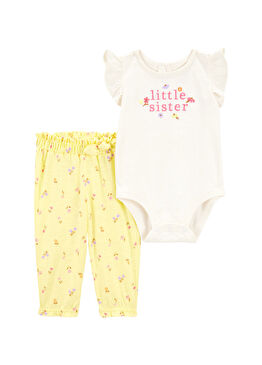 Body Pantolon Kız Bebek 2'li Set