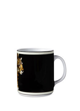 Leopar Baskılı Porselen Kupa