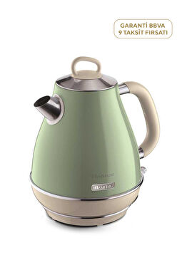 Vintage Yeşil Su Isıtıcı 1,7 lt