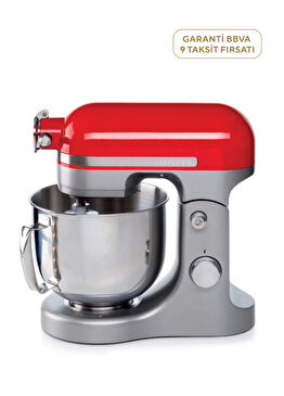 Moderna 407900 Kıyma ve Makarna Aparatı Hediyeli 1600 W Kırmızı Mutfak Şefi 5.5 lt
