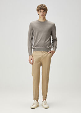 Kahverengi Organik Pamuk Pantolon