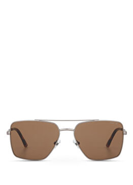 CR 80077 C2 Kahverengi Metal Erkek Güneş Gözlüğü