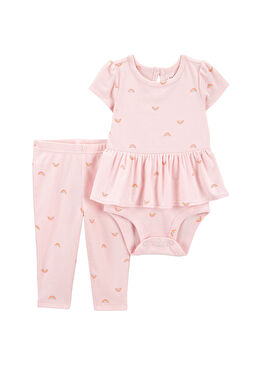 Body Pantolon Kız Bebek 2'li Set