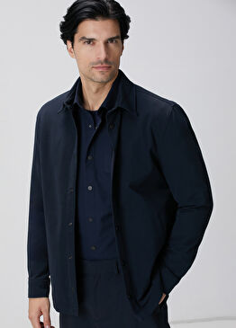 N-Tech Lacivert Dış Gömlek