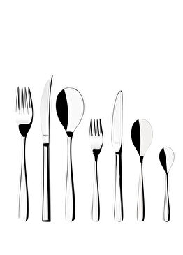 Norma Gümüş Çelik 84 Parça 12 Kişilik Çatal Bıçak Kaşık Takımı