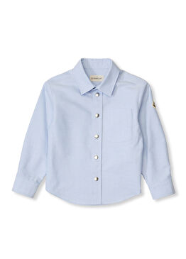 Lacivert Logo Patchli Erkek Çocuk Gömlek