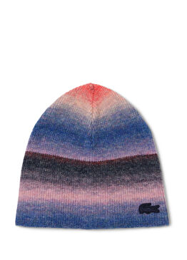 Renk Bloklu Yün Kadın Bere