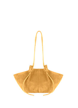 Mochi Hardal Kadın Süet Alışveriş Çantası