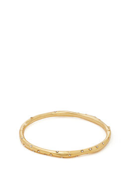 Gold Zirkon Taşlı Kadın Kelepçe Bileklik