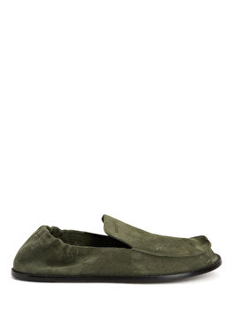 Flex Haki Erkek Süet Loafer