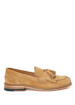 Camel Kadın Süet Loafer