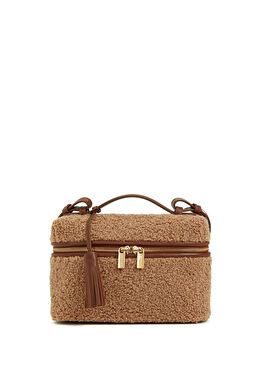 Tassel Vizon Kadın Shearling Çanta