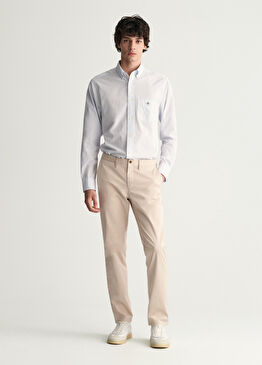 Slim Fit Krem Erkek Pantolon
