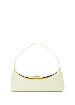 The Ovalo Açık Sarı Kadın Deri Çanta