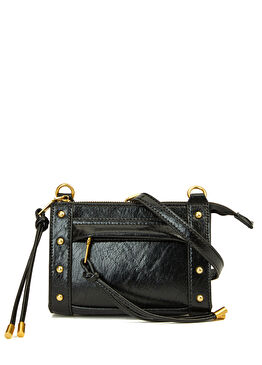 Siyah Kadın Postacı Çanta