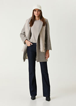 Eclipse Lacivert Flare Jean Pantolon