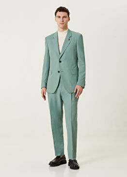 Açık Yeşil Yün Takım Elbise