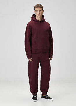 Bordo Jogger Eşofman Altı